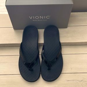 Vionic Flip Flops Tide II Black